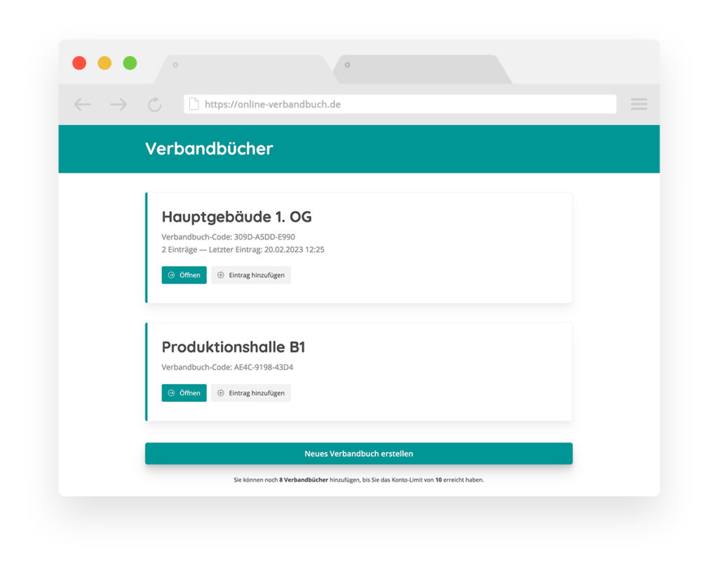 OnlineVerbandbuch.de Ihr digitales Verbandbuch